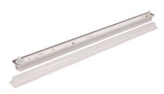 Feuchtraum-Wannenleuchte für LED-Röhren 120cm