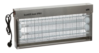 Fliegenvernichter EcoKill Inox IPX4 2 x 18W